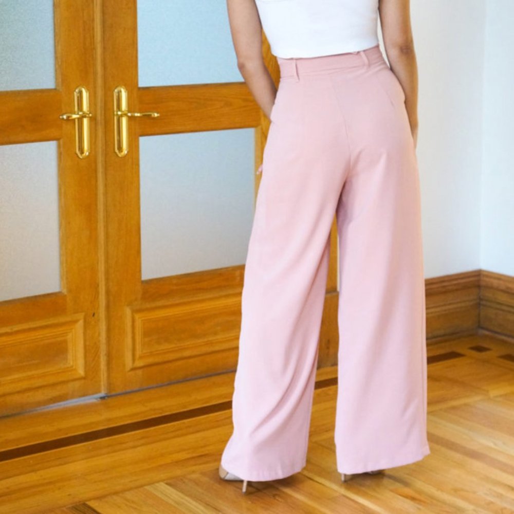NWT High Waist Wide Leg Pants - Picture 5 of 5